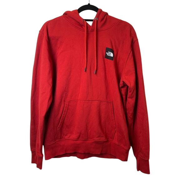 The North Face Red‎ Classic Pullover Hoodie with Back Logo Size Medium - Picture 1 of 7